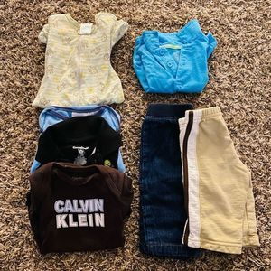 Baby boys 0/3 months lot of 7 various styles / brands